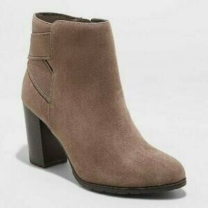 NWT Sz 8.5  A New Day CANDYCE Bootie Boots Bark Brown